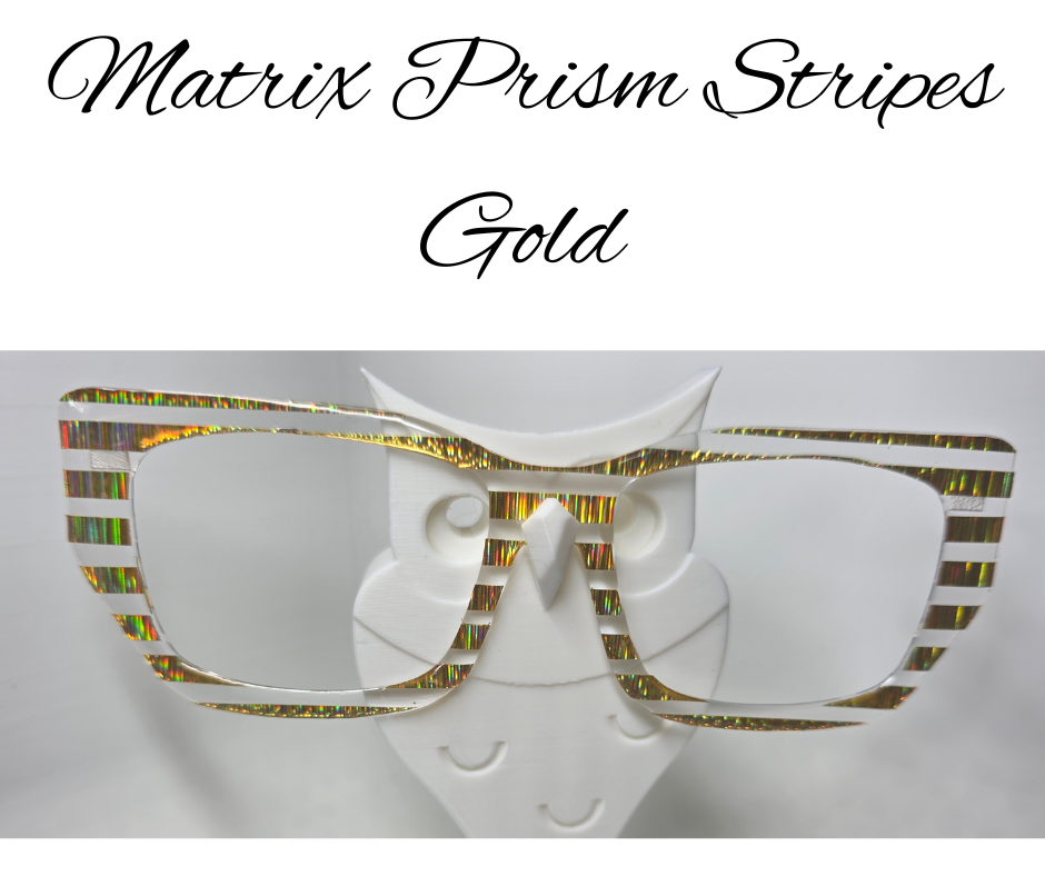 GOLD - Matrix Prism Stripes