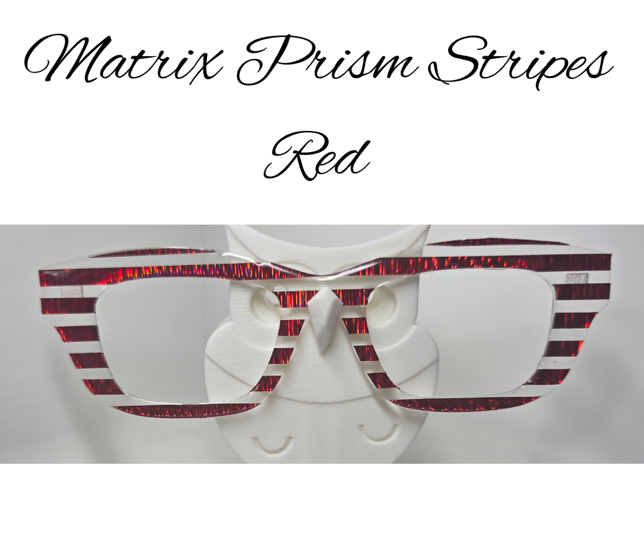RED - Matrix Prism Stripes