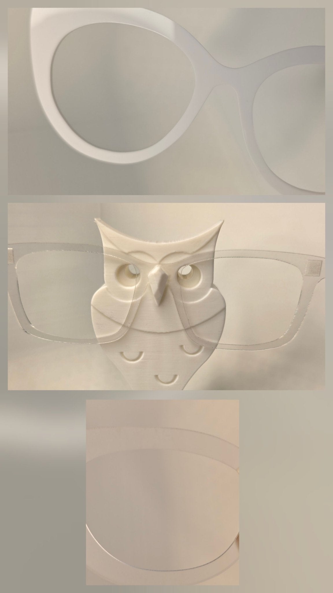 Acrylic Blanks - thin, flexible with adhesive - R3dvelvetee