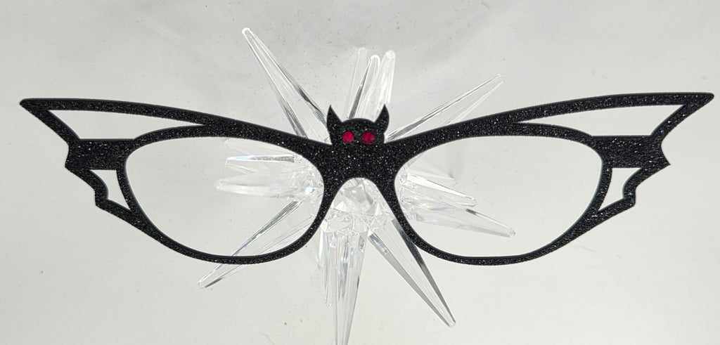 Bat-iful in Black Glitter - R3dvelvetee