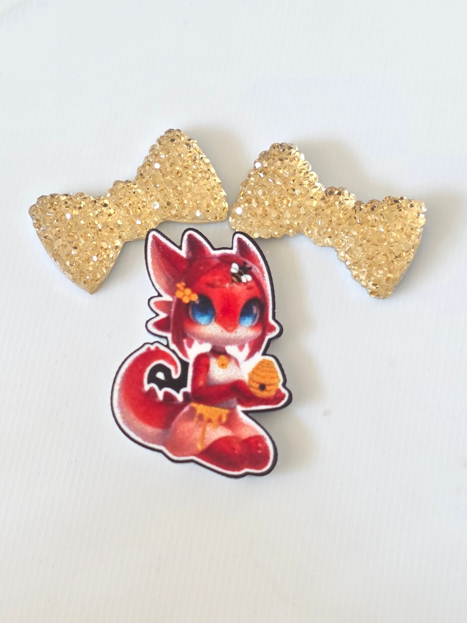Glitter Bows - Medium size - R3dvelvetee