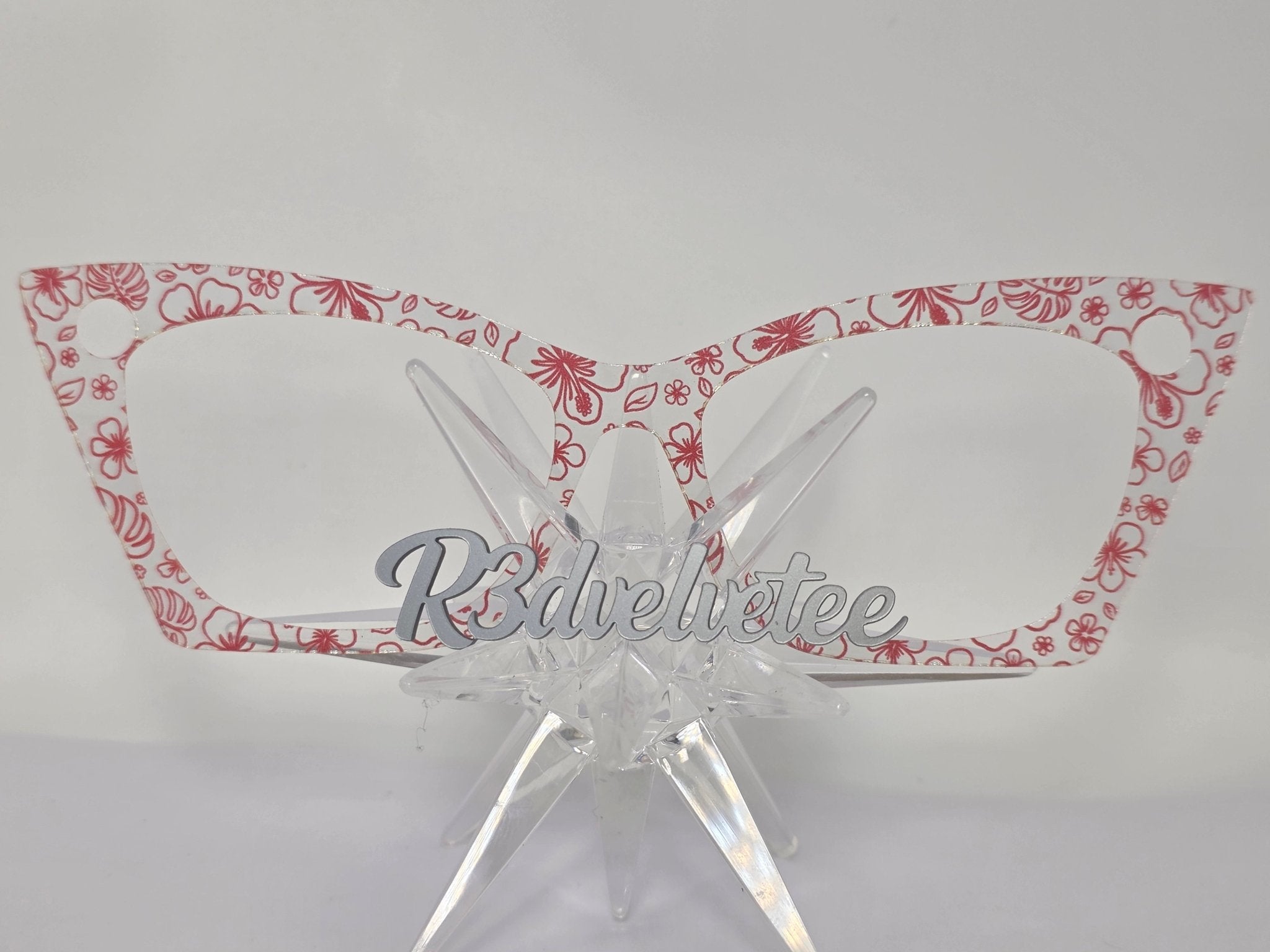 Hibiscus Outlines Topper - R3dvelvetee