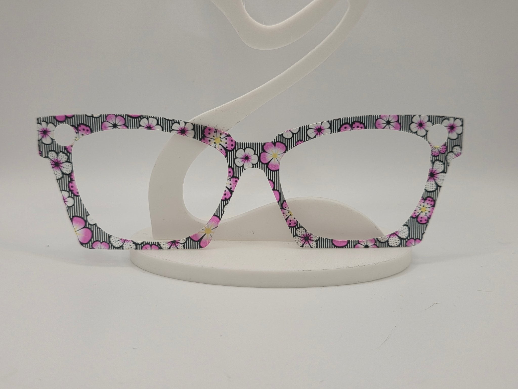 Pink Pansy Stripes - R3dvelvetee