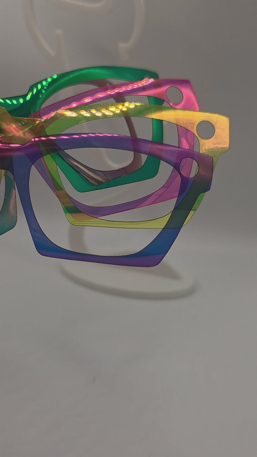 Iridescent Chemisette Slips