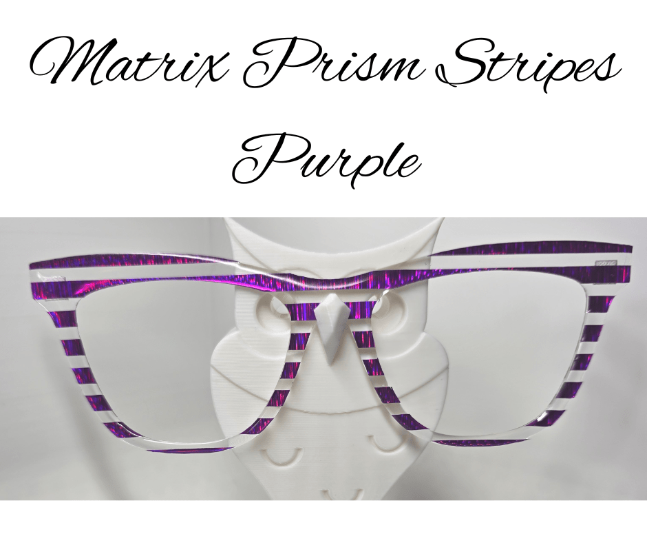 PURPLE - Matrix Prism Stripes - R3dvelvetee