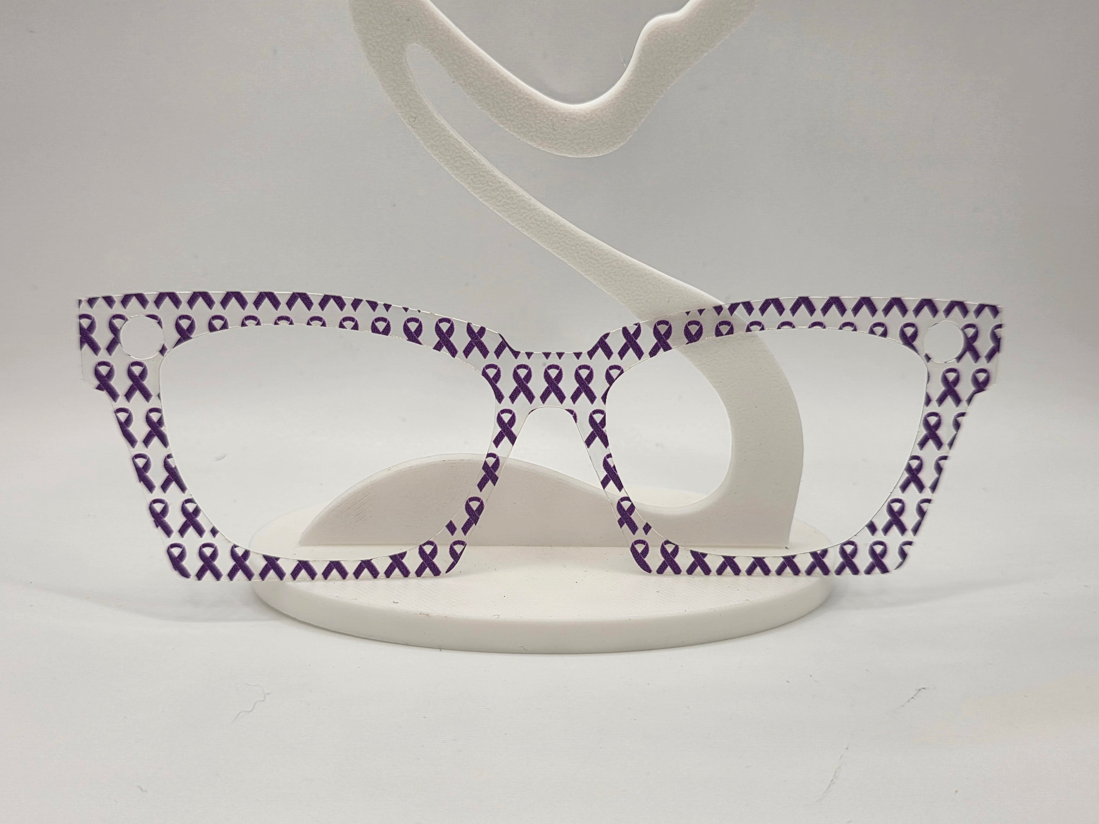 Purple Ribbon Slip