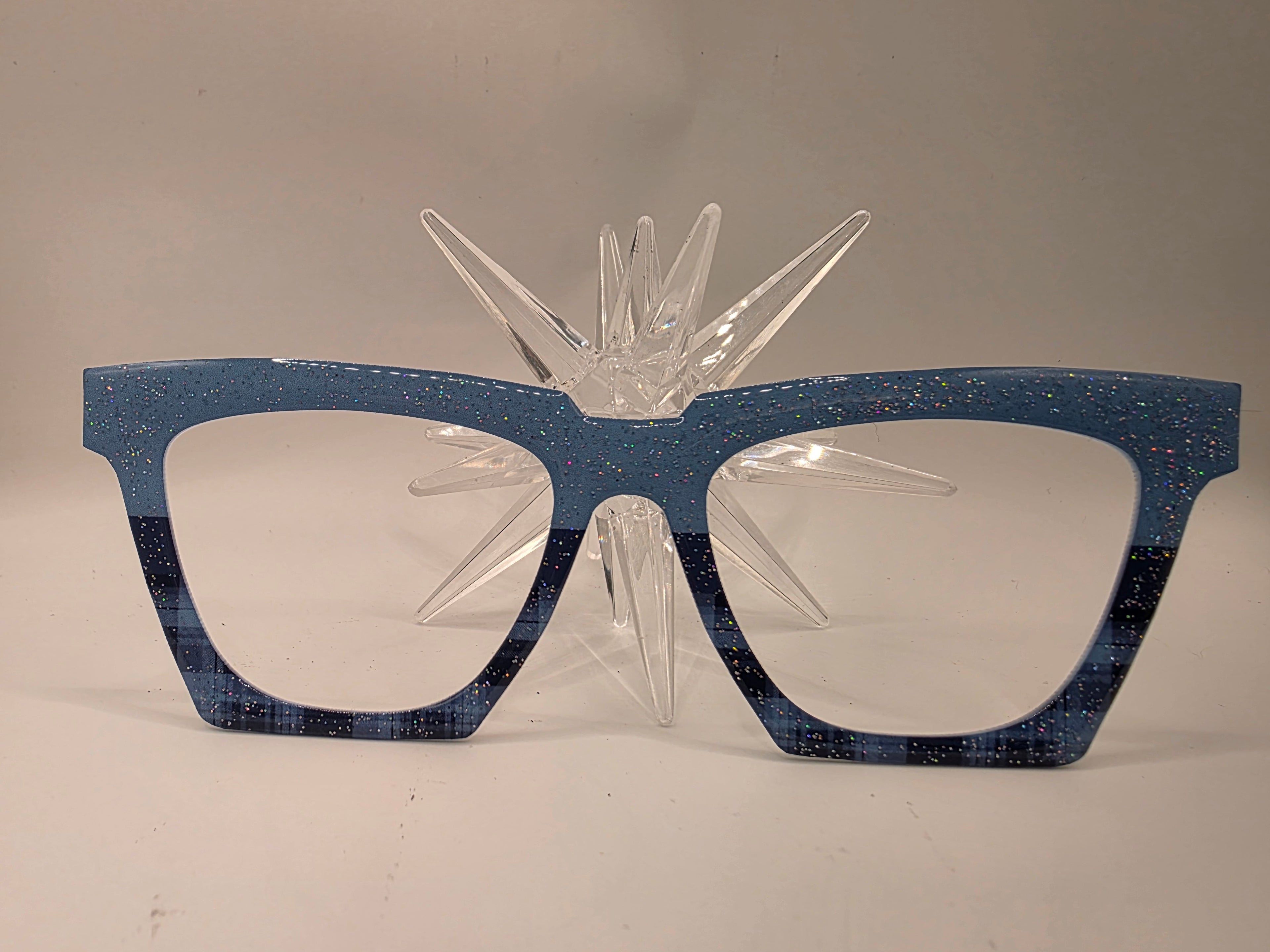 Bluesy Plaid Split