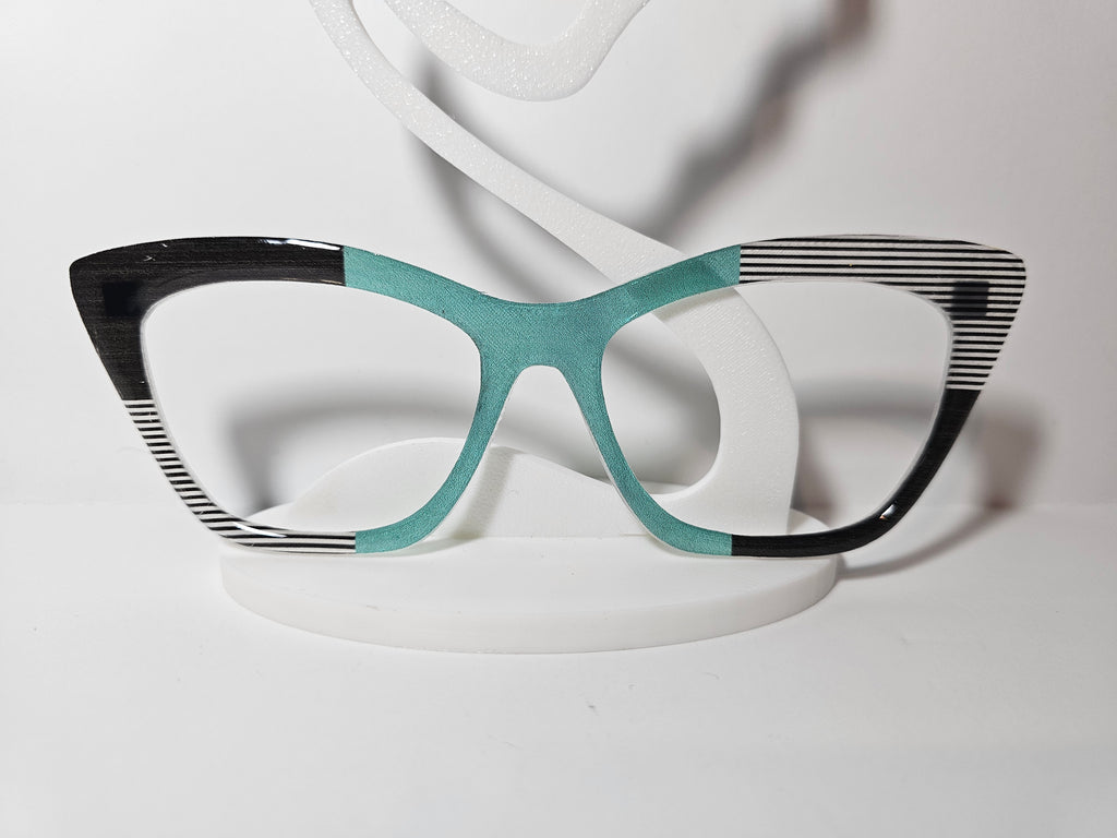 Teal Cross Corners