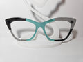 Teal Cross Corners