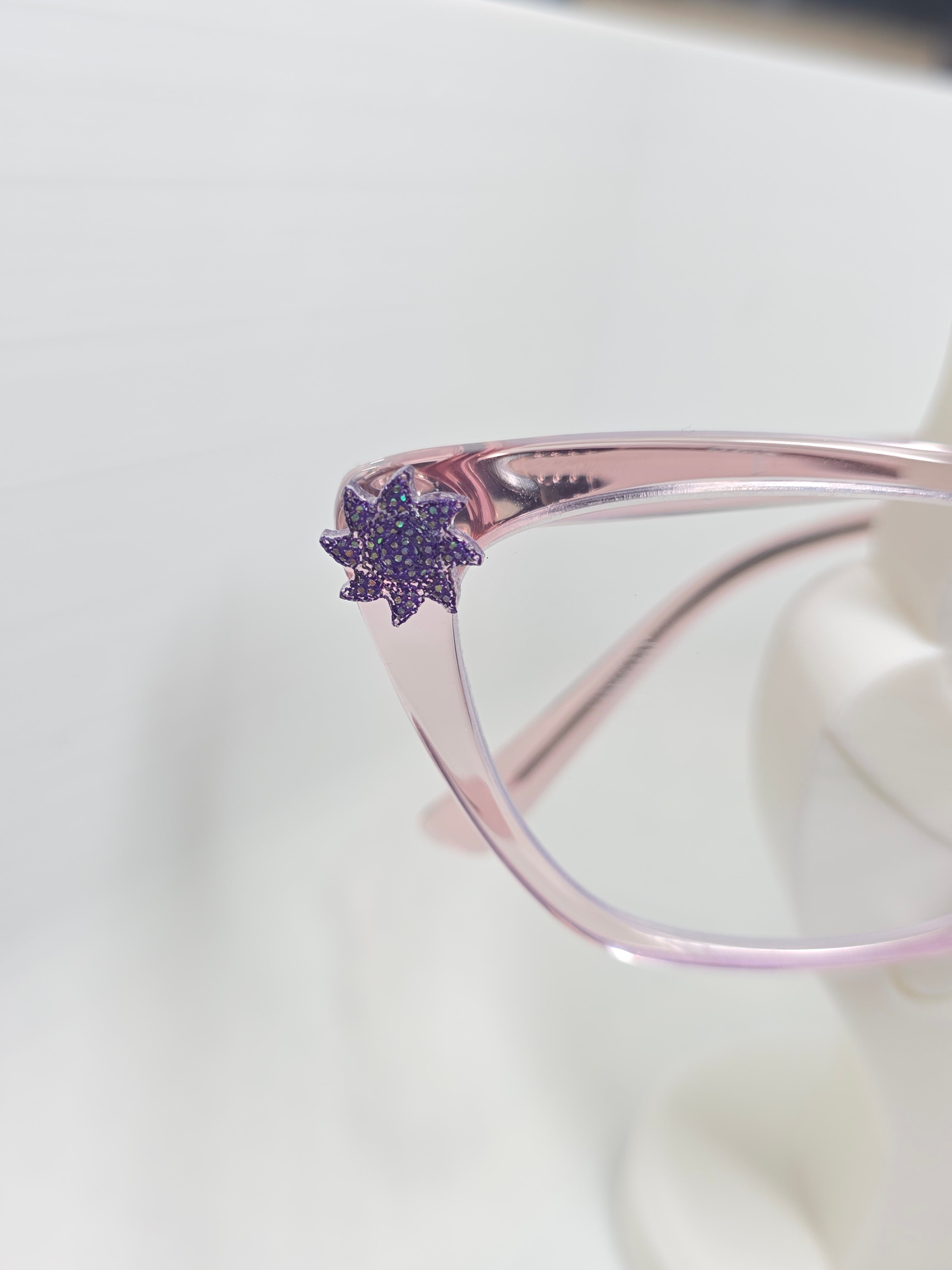 Purple Diamond Flower