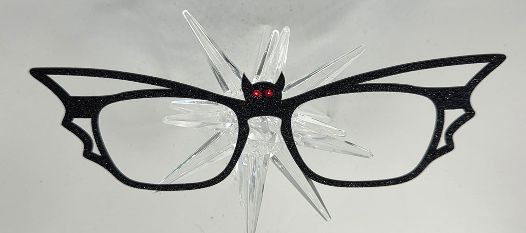 Bat-iful in Black Glitter
