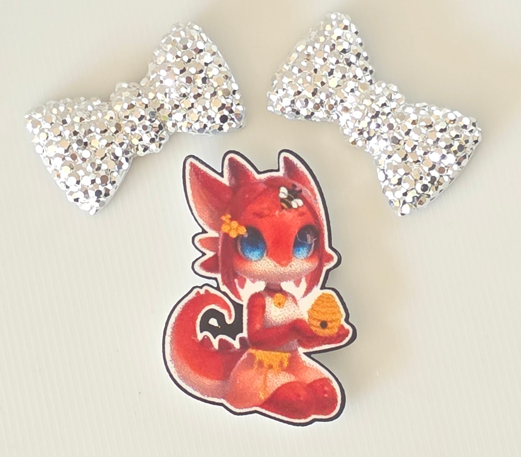 Glitter Bows - Medium size