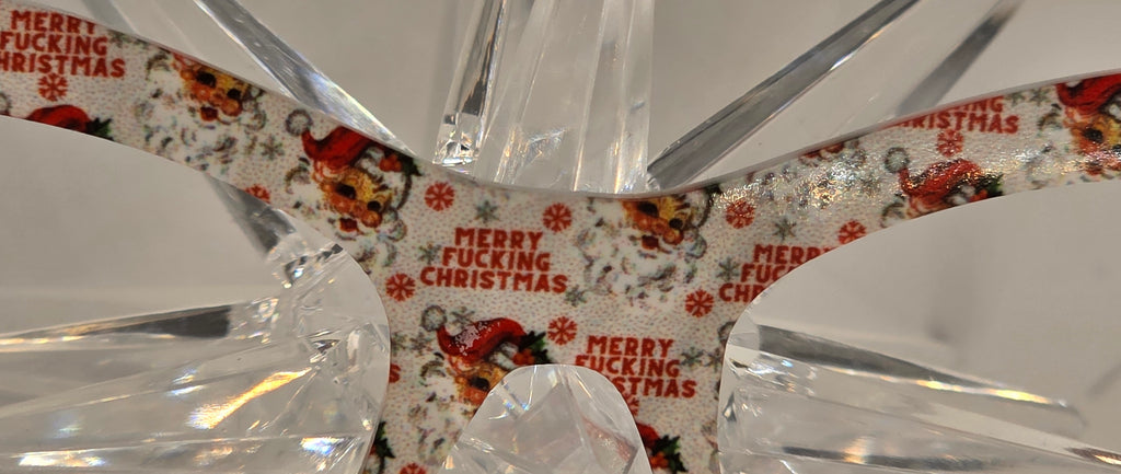 Merry F$%* Christmas - vintage Santa
