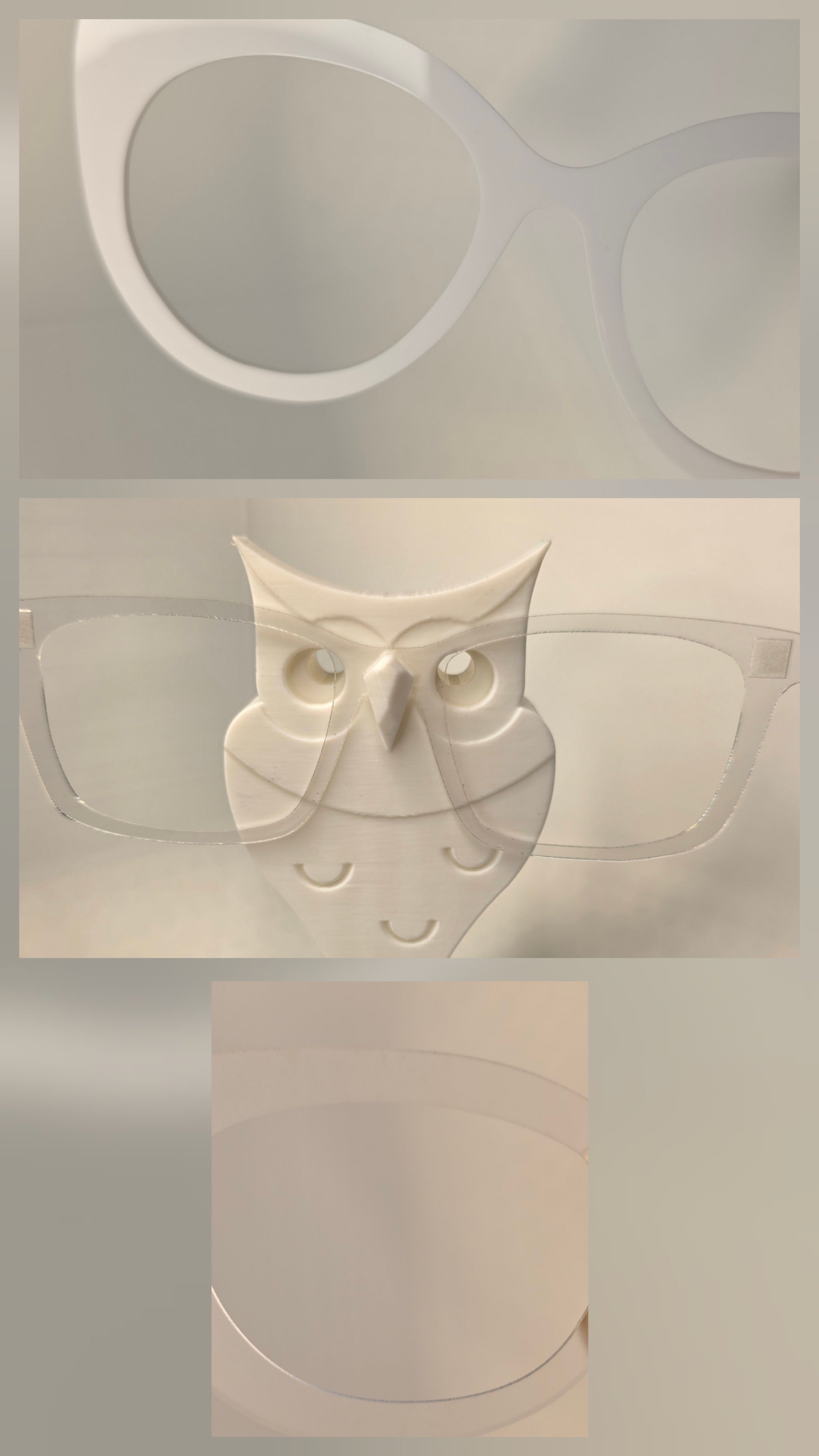 Acrylic Blanks - thin, flexible with adhesive