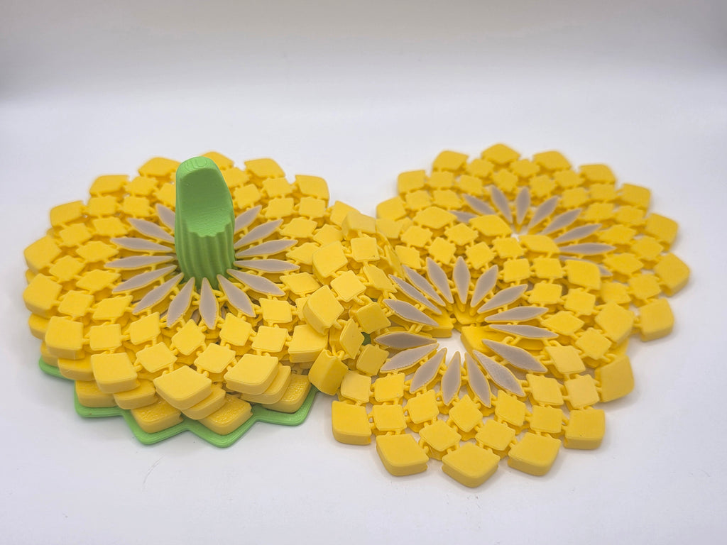 Sunflower Fidget Coaster set