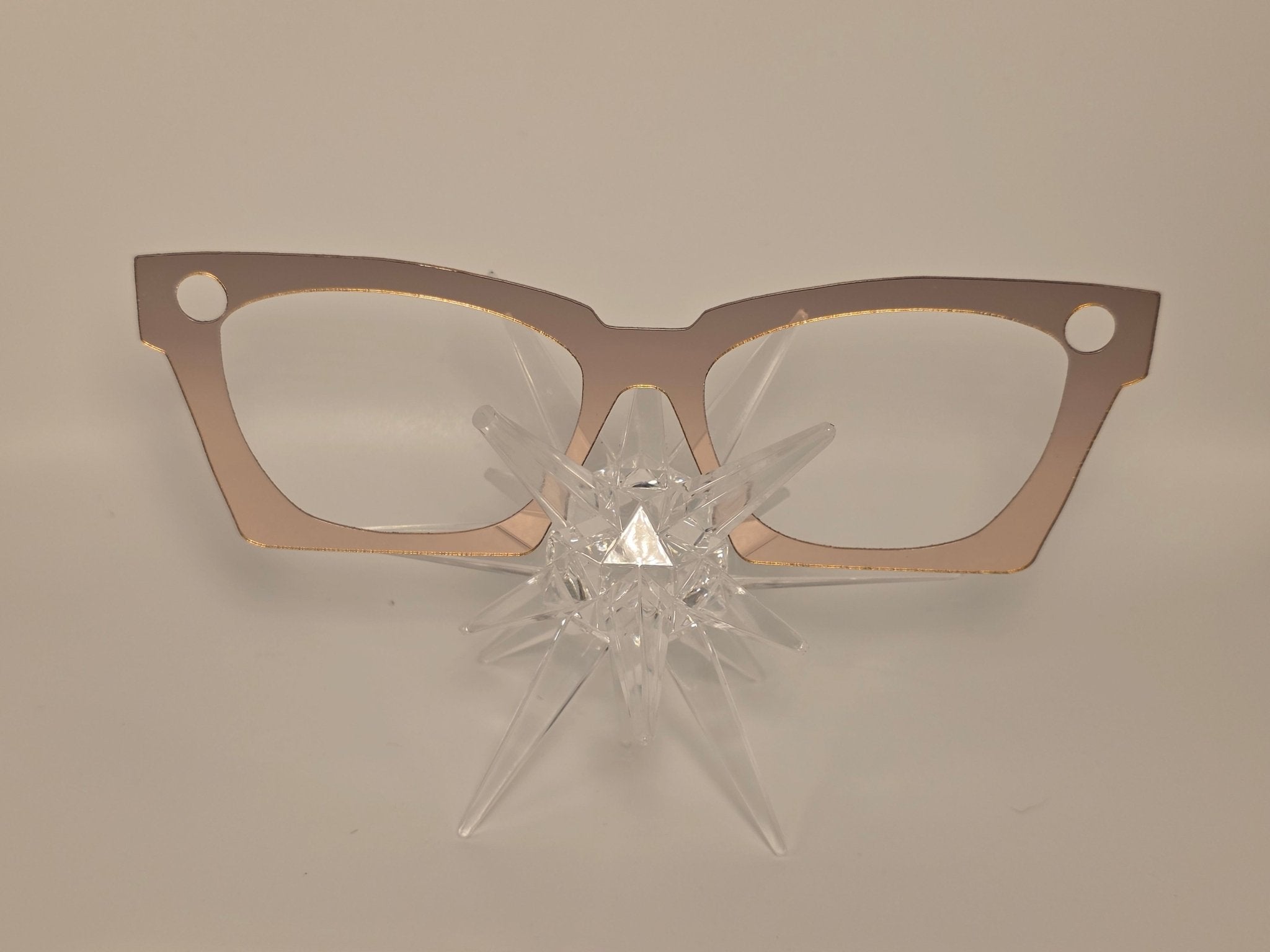 Rose Gold Mirror/Rose Gold Glitter Slip - R3dvelvetee
