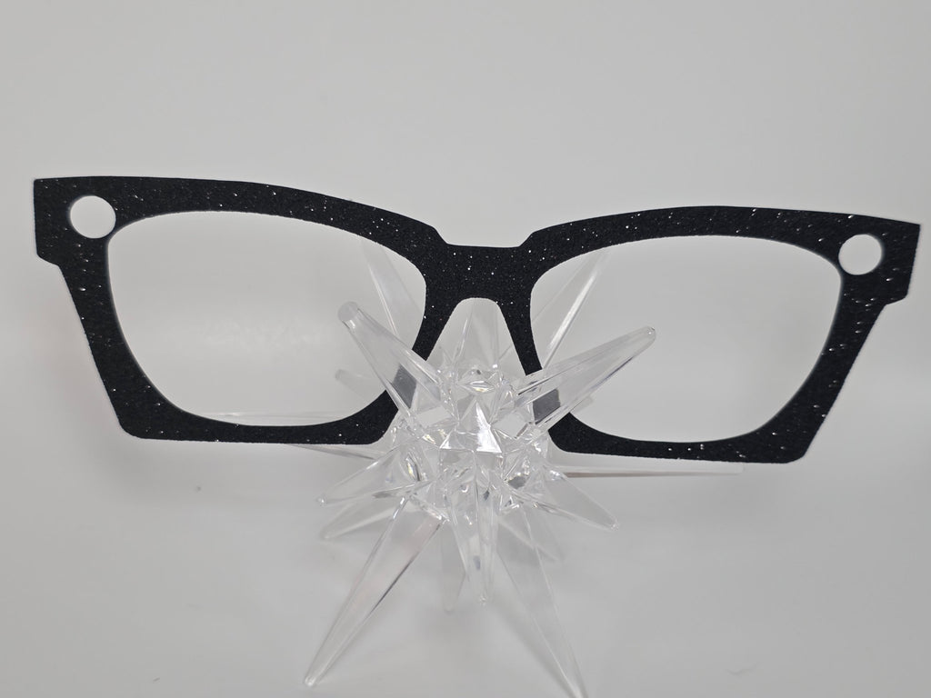 Silver Mirror/Black Glitter Slip - R3dvelvetee