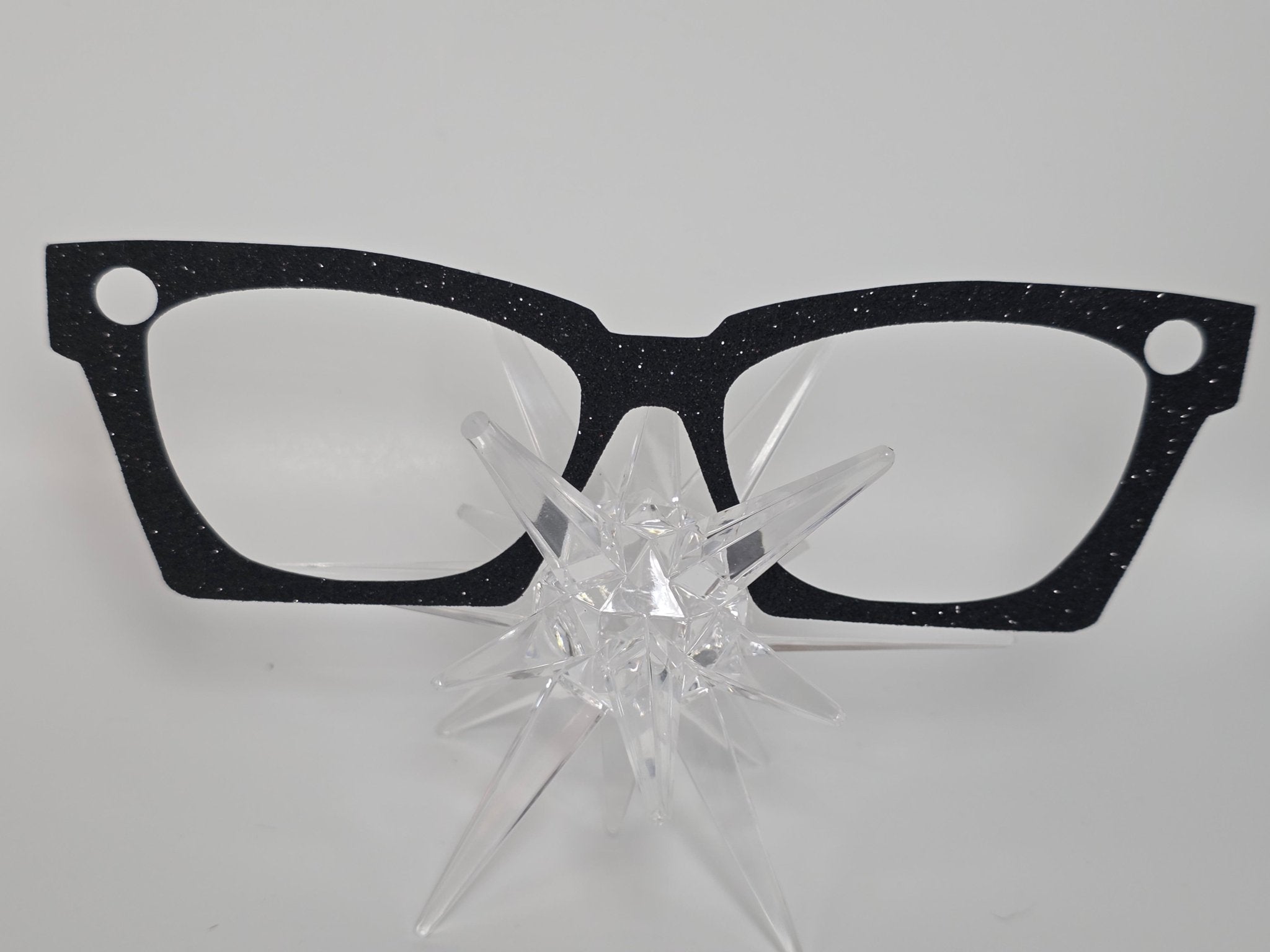 Silver Mirror/Black Glitter Slip - R3dvelvetee