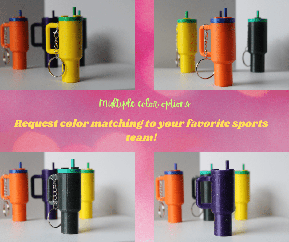 Tumbler Style Chapstick Holder Keychain - R3dvelvetee